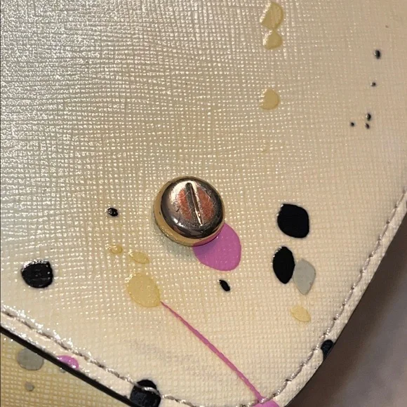 Henri Bendel West 57th Ltd Edition Splatter Paint Satchel Bag - Picture 9 of 14